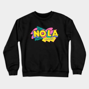 Retro 90s New Orleans NOLA / Rad Memphis Style / 90s Vibes Crewneck Sweatshirt